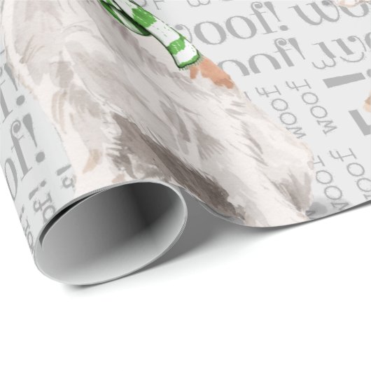 JACK RUSSELL TERRIER Weihnachten für Hundefreunde Geschenkpapier (Rolleneckpunkt)