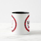 Jack-Russell-Terrier-Weihnachten Tasse (Zentrum)