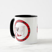 Jack-Russell-Terrier-Weihnachten Tasse (Vorderseite Links)