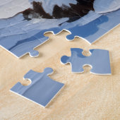 Jack Russell Terrier Weihnachtsboot Urlaub Puzzle (Seite)