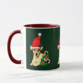 Jack Russell Terrier Weihnachtsgeschenke Tasse (Links)