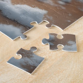 Jack Russell Terrier Weihnachtskunst Puzzle (Seite)