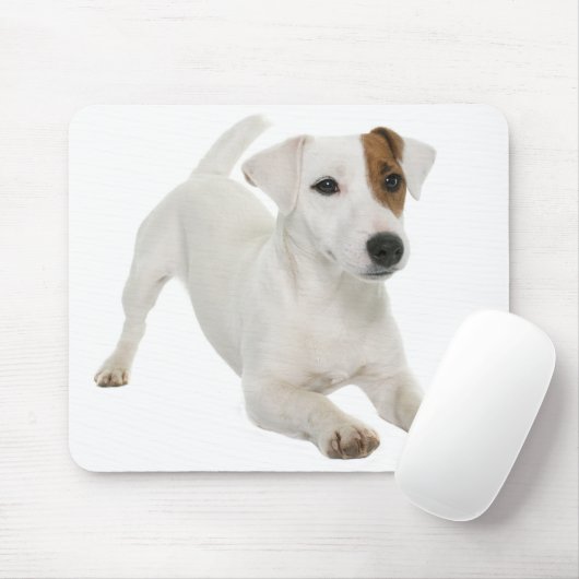 Jack Russell Terrier Welpe Hund Liebe Mousepad (Mit Mouse)