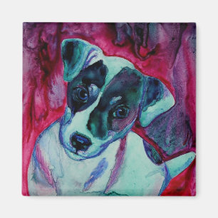 Jack-Russell-Terrier-Welpen-Magnet - "Julep " Magnet