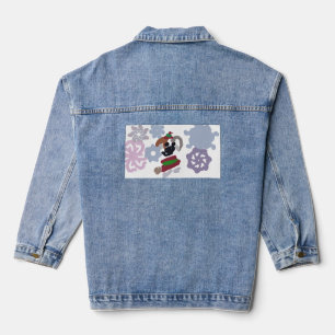 Jack Russell Terrier Winter Jeansjacke