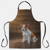 Jack Russell Terrier. Zeichnend Schürze (Vorderseite)