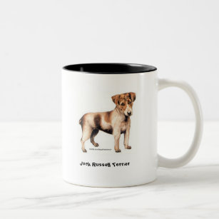 Jack-Russell-Terrier Zweifarbige Tasse