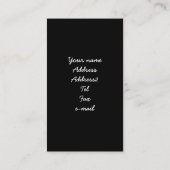 Jack-Russell-Terriergeschäftskarten Visitenkarte (Rückseite)