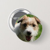 Jack-Russell-Terrierknopf Button (Vorne & Hinten)
