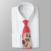 Jack Russell Terriers drucken Krawatte (Gebunden)