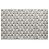 Jack Russell Terriers gute Hunde stehend gewartet Stoff (Fat Quarter (45,7 x 55,9 cm))