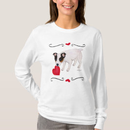 Jack-Russell-Terriervalentine-Herz-Shirt T-Shirt