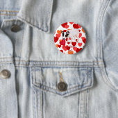 Jack-Russell-Terriervalentine-Knopf Button (Beispiel)