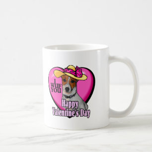 Jack-Russell-TerrierValentines Kaffeetasse