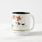"Jack-Russell-Terror-" Becher Zweifarbige Tasse (VorderseiteRechts)