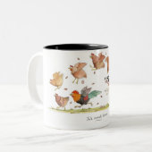 "Jack-Russell-Terror-" Becher Zweifarbige Tasse (Vorderseite Links)