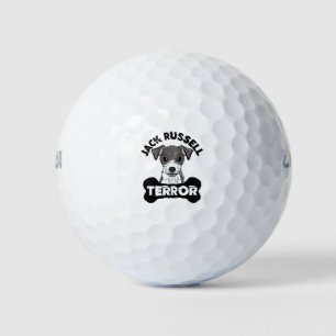 Jack Russell Terror Funny Parsons Terrier Dog Golfball