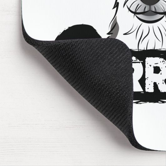 Jack Russell Terror Funny Parsons Terrier Dog Mousepad (Ecke)