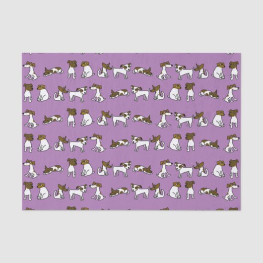 Jack Russell Tissue Paper Seidenpapier (Vorderseite)