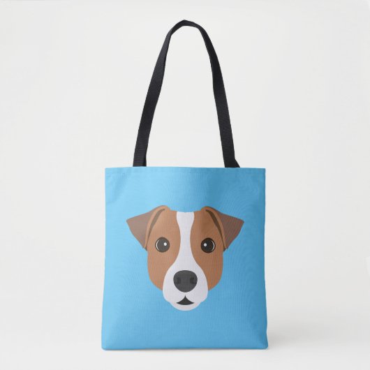 Jack Russell Tote Bag Tasche (Vorderseite)