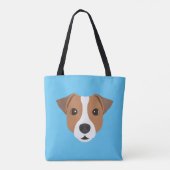 Jack Russell Tote Bag Tasche (Rückseite)