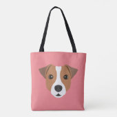 Jack Russell Tote Bag Tasche (Rückseite)