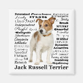 Jack Russell Traits Magnet (Vorne)