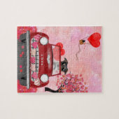 Jack Russell Valentinstag Puzzle (Horizontal)