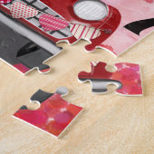 Jack Russell Valentinstag Puzzle (Seite)