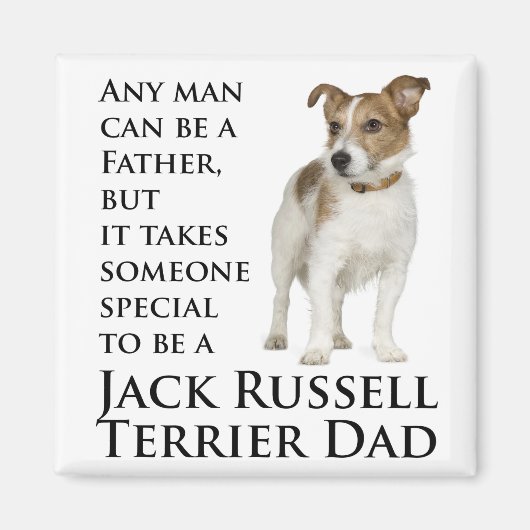 Jack Russell Vater Magnet (Vorne)