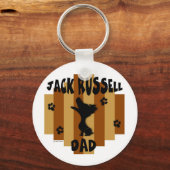 Jack Russell Vater Schlüsselanhänger (Vorderseite)