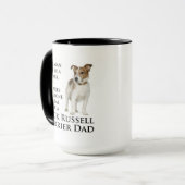 Jack Russell Vater Tasse (Vorderseite Links)