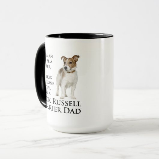 Jack Russell Vater Tasse (Vorderseite Links)