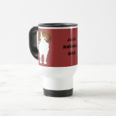Jack-Russell-Vater-Tasse Reisebecher (Vorderseite Links)