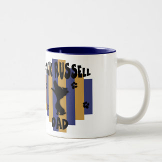 Jack-Russell-Vater-Tasse Zweifarbige Tasse
