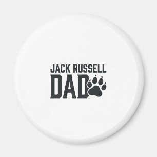 Jack Russell Vater Vintage Pfotenabdruck-Shirt Des Magnet
