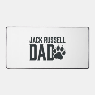 Jack Russell Vater Vintage Pfotenabdruck-Shirt Des Schreibtischunterlage