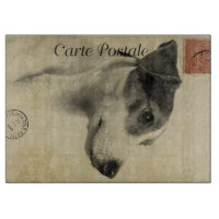 Jack Russell Vintag Postcard