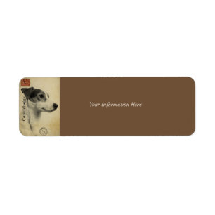 Jack Russell Vintage Postkarte