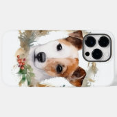 Jack Russell Weihnachtsmann Festliche Jungfrau Case-Mate iPhone Hülle (Rückseite (Horizontal))
