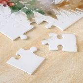 Jack Russell Weihnachtsmann Festliche Jungfrau Puzzle (Seite)