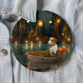 Jack Russell Weihnachtsreise Button (Beispiel)