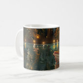 Jack Russell Weihnachtsreise Kaffeetasse (Vorderseite Links)