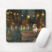 Jack Russell Weihnachtsreise Mousepad (Mit Mouse)