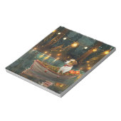 Jack Russell Weihnachtsreise Notizblock (Rotiert)