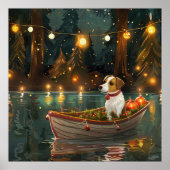 Jack Russell Weihnachtsreise Poster (Vorne)