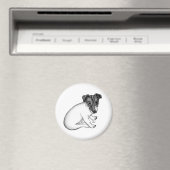 Jack Russell Welpe 10 Wochen alt Magnet (In Situ (Geschirrspüler))
