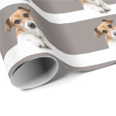 Jack Russell Welpe Hund Adorable Niedlich Sweet Geschenkpapier (Rolleneckpunkt)