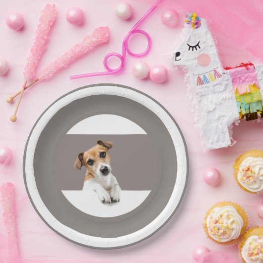 Jack Russell Welpe Hund Niedlich Adorable Sweet Pappteller (Party)