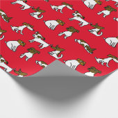Jack Russell Wrapping Paper Geschenkpapier (Ecke)
